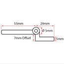 Nylon Hinge - Offset (Pair)