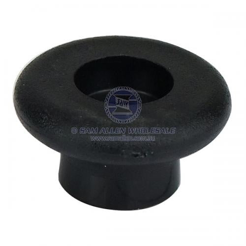 Nylon Shock Cord Button - Black