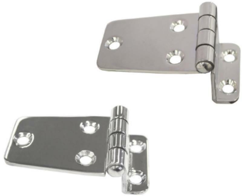 Offset Hinge - Stamped Half Wide (Pair)