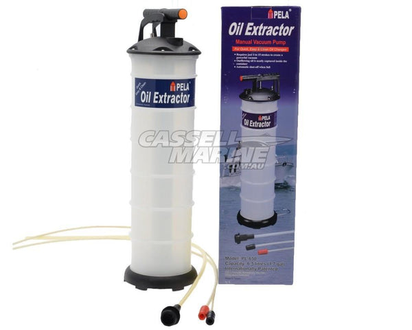 Oil Extractor 6.5 Ltr - Pela 6500 - suits Boat, Car, Truck.-Cassell Marine-Cassell Marine