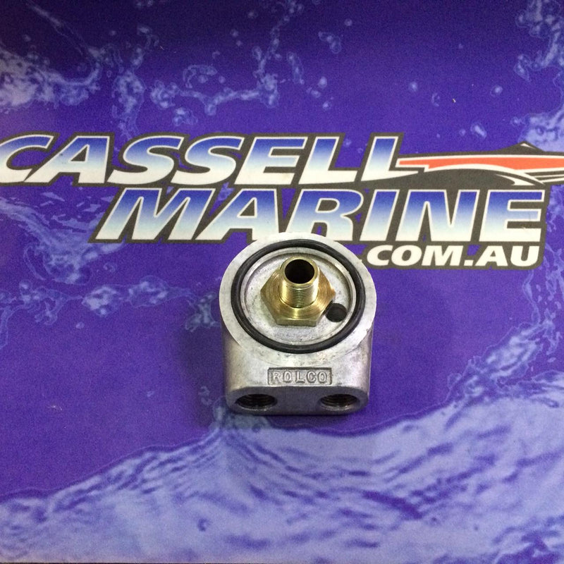 Oil Fiter Takeoff to Cooler Sandwich Plate Holden & LS-Cassell Marine-Cassell Marine