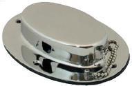 Oval Hawse Pipe Covered - Stainless Steel-BLA-Cassell Marine