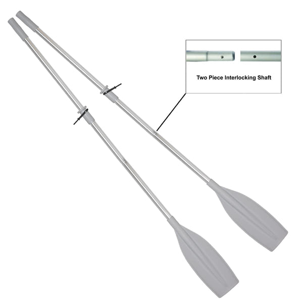 Oceansouth Aluminum Oars Split Shaft with Locks