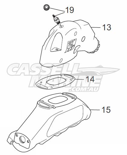 PCM RM0274A Riser Gasket-Cassell Marine-Cassell Marine