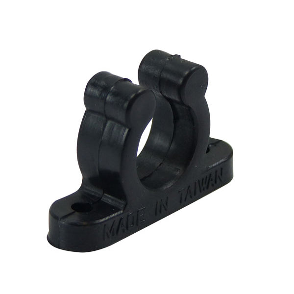 Plastic Tube Clips - Black