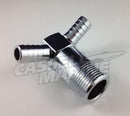 Plumbing Fitting Chrome Pump Tee Tall-Cassell Marine-Cassell Marine