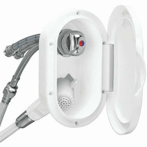 Premium Compact Transom Shower And Mixer Tap Combined Sets