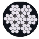 PVC Coated 7 X 7 Construction Stainless Steel Wire - 304 Grade