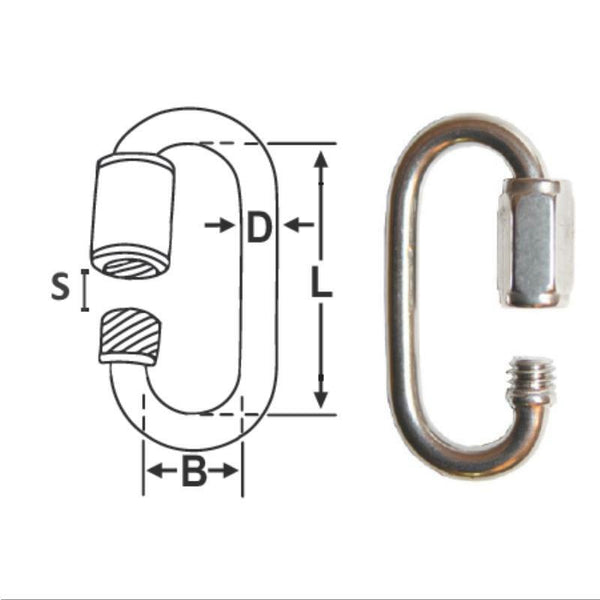 Quicklinks - 316 Stainless Steel