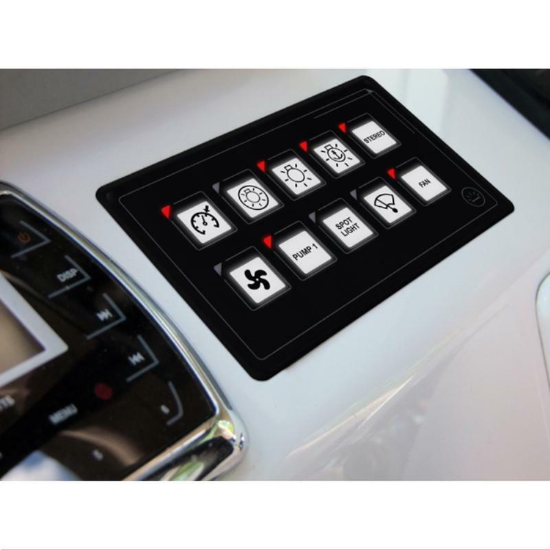 RELAXN Digital Membrane Touch Control Panel - 10 Switch