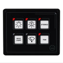 RELAXN Digital Membrane Touch Control Panel - 6 Switch