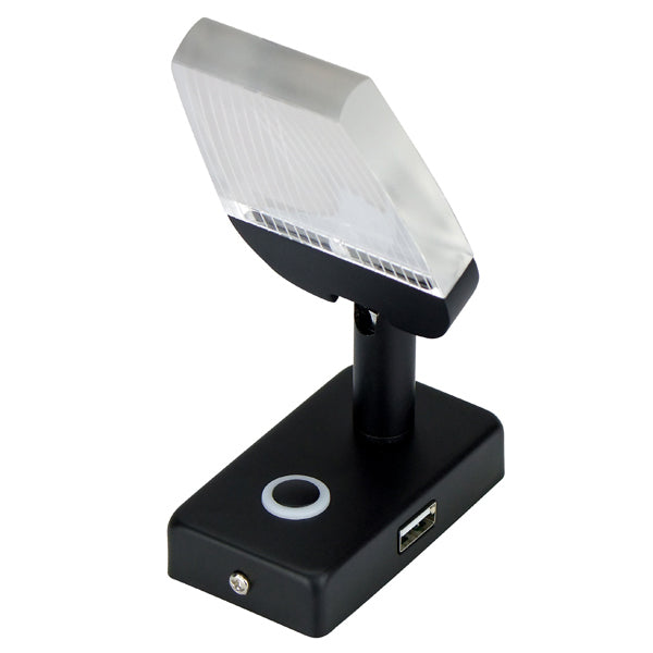 Relaxn LED Blade Reading Light + USB Outlet Matte Black-Relaxn-Cassell Marine