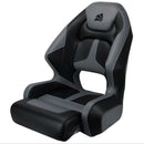 Relaxn Mako Premium Boat Seat - Black Carbon / Grey-SAW-Cassell Marine