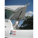 Relaxn Polished Stainless Steel Clamp On Rod Holder