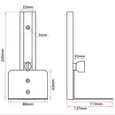 RELAXN Transducer Adjustable Bracket - Right Angle