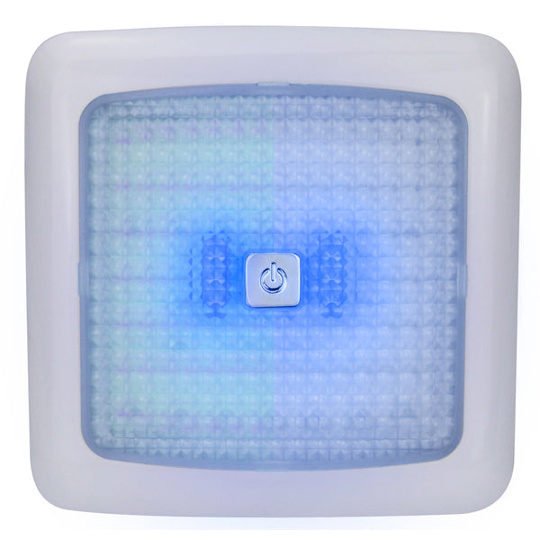 RELAXN White Frame with White/Blue LED Ceiling Light