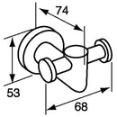 Robe Hook - Stainless Steel - 30356