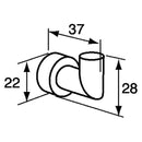 Robe Hook - Stainless Steel - 30358