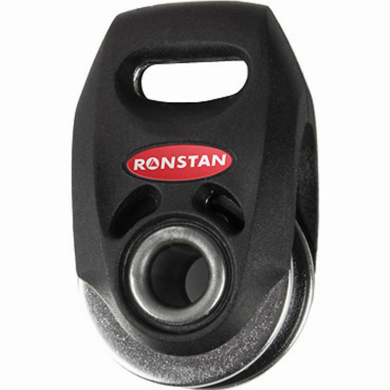 Ronstan Ball Bearing Orbit Blocks - Series 20 - Single, Becket Hub Option, Webbing-Ronstan-Cassell Marine