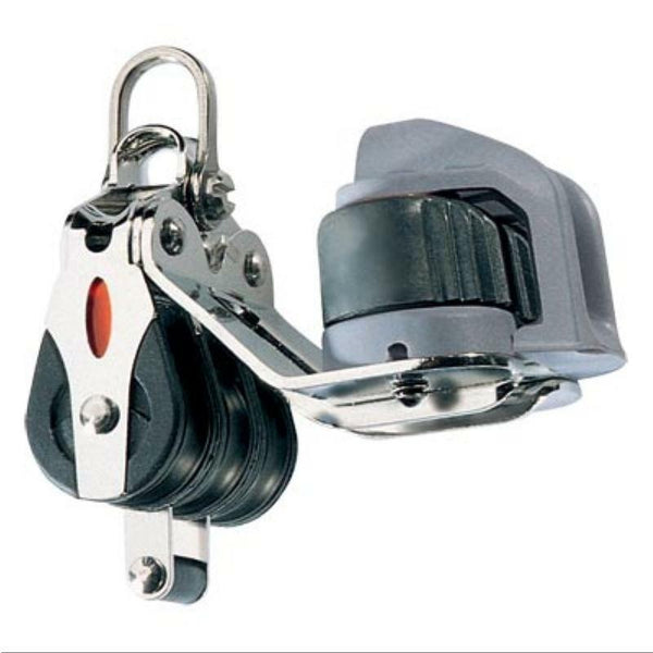 Ronstan Ball Bearing, Series 20 - Triple, Becket, Cam Cleat - 2-axis Shackle Head-Ronstan-Cassell Marine