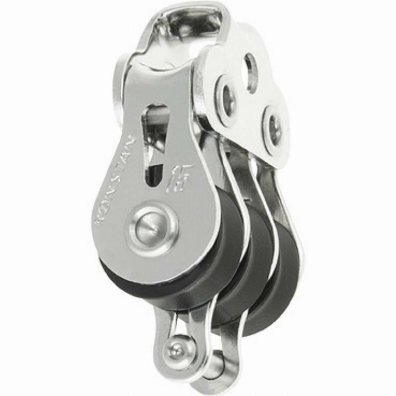 Ronstan Ball Bearing Utility Blocks - Series 15 - Triple Block, Becket, Loop Head-Ronstan-Cassell Marine