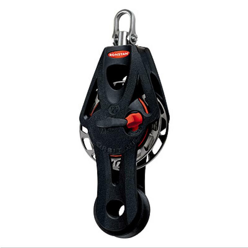Ronstan Ratchet Orbit Block, Series 55 - Fiddle, Becket, Swivel-Ronstan-Cassell Marine