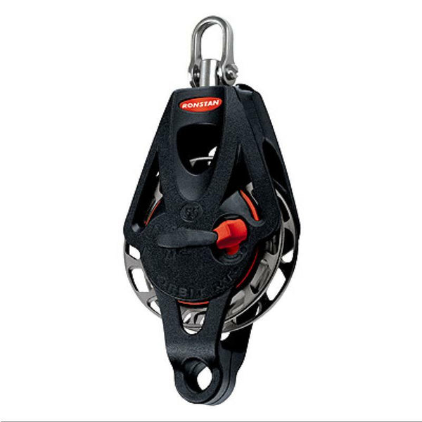 Ronstan Ratchet Orbit Block, Series 55 - Single, Becket, Swivel-Ronstan-Cassell Marine