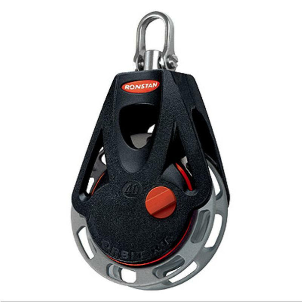Ronstan Ratchet Orbit Blocks, Series 40 - Single, Auto, Swivel Shackle Head-Ronstan-Cassell Marine