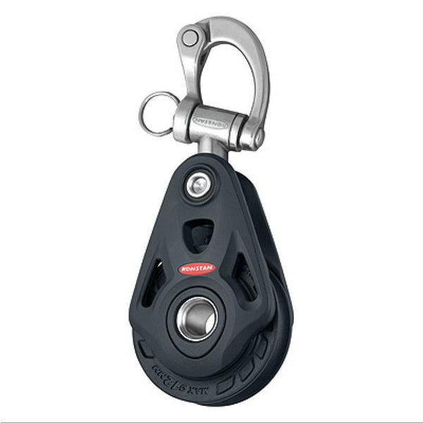 Ronstan Series 60 Core Block - Single, Trunnion Snap Shackle head-Ronstan-Cassell Marine