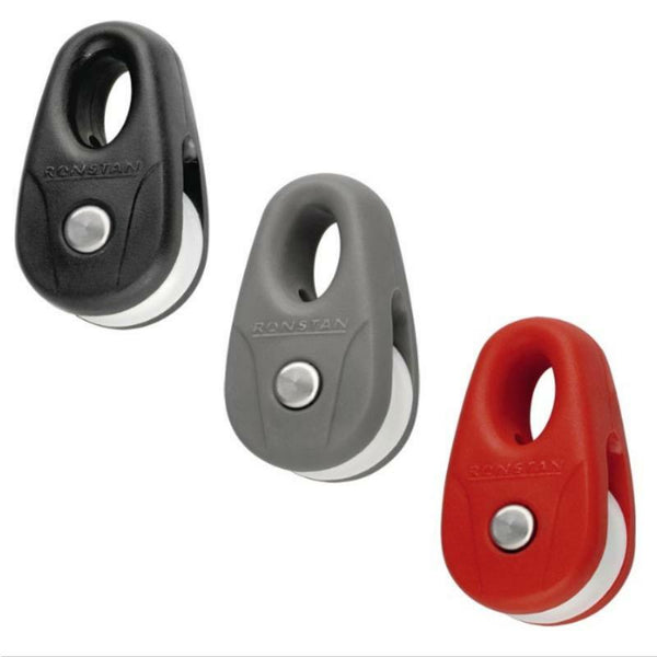 Ronstan Utility Block, Series 15 & 20 - Single Block, Loop Head (2 Pack)-Ronstan-Cassell Marine