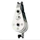 Ronstan Utility Block, Series 25 & 30 Narrow - Double, Becket, Loop Head-Ronstan-Cassell Marine