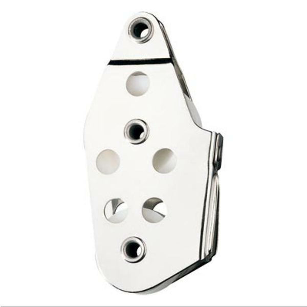 Ronstan Utility Block, Series 25 & 30 Narrow - Fiddle, V-Jam Cleat, Tube Rivet Head-Ronstan-Cassell Marine
