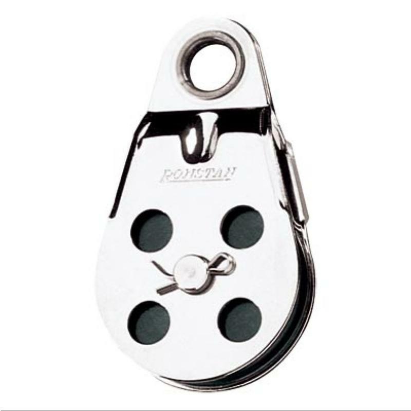 Ronstan Wire Block - Single, Ferrule Eye Head, Removable Sheave (RF104)-Ronstan-Cassell Marine