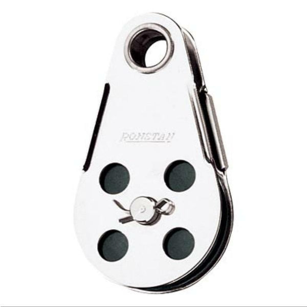 Ronstan Wire Block - Single, Tubular Rivet Head, Removable Sheave-Ronstan-Cassell Marine