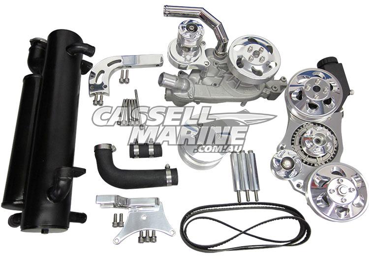 Serpentine Pulley Accessory Drive Kit LS LS1 LS2 LS3 and LS6-Cassell Marine-Cassell Marine