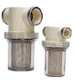 Shurflo Boat Water Strainer Filter Kits With Mounting Bracket & Hose Barbs-RWB-Cassell Marine