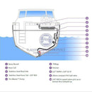 SHURflo Deck Washdown Kit - Stainless Steel Thru-Hull Pick Up