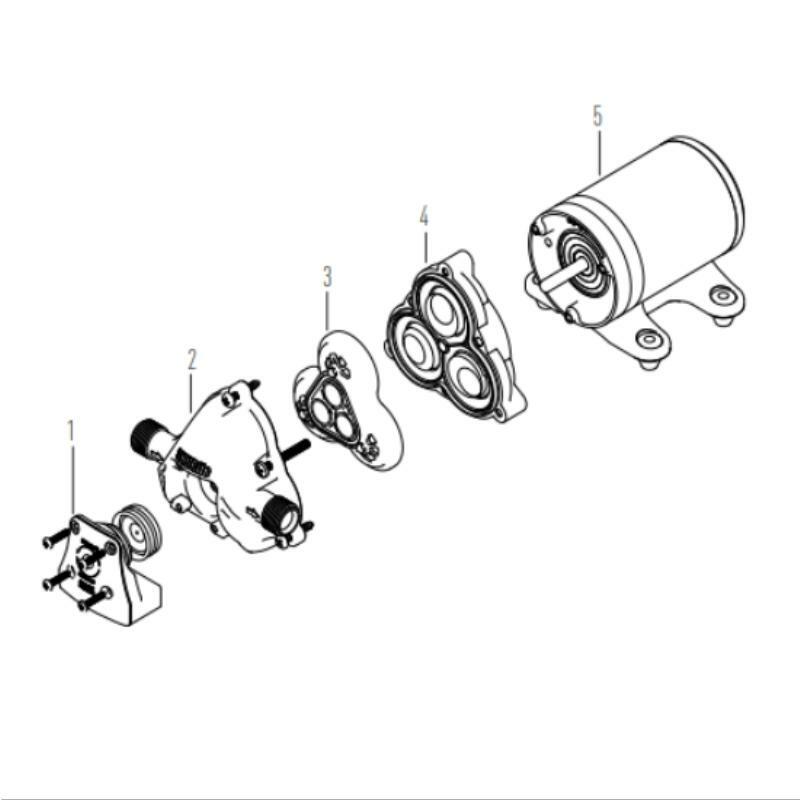 Shurflo Drive & Diaphragm Assembly - SP-236
