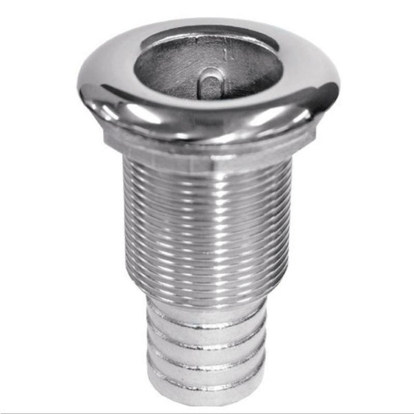 Skin Fittings - 316 Stainless (Barbed Hose Tail End)