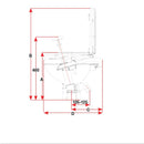 SPX AquaT Manual Toilet - Comfort Oval