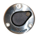 Stainless Steel DECK WASH 3 Groove Connector with 130 Degree Angled Hose Adaptor FLUSHER