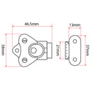 Stainless Steel Rotary Draw Latch