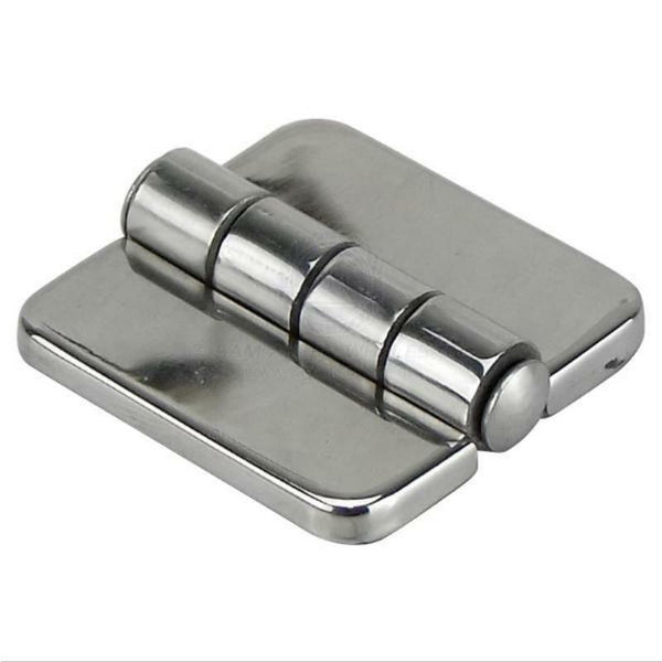 Stainless Steel Stamped Strap Hinges with Cover (Pair)
