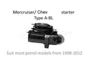 Starter Motor Offset Gear Reduction Black - Chev Mercruiser Volvo-Cassell Marine-Cassell Marine