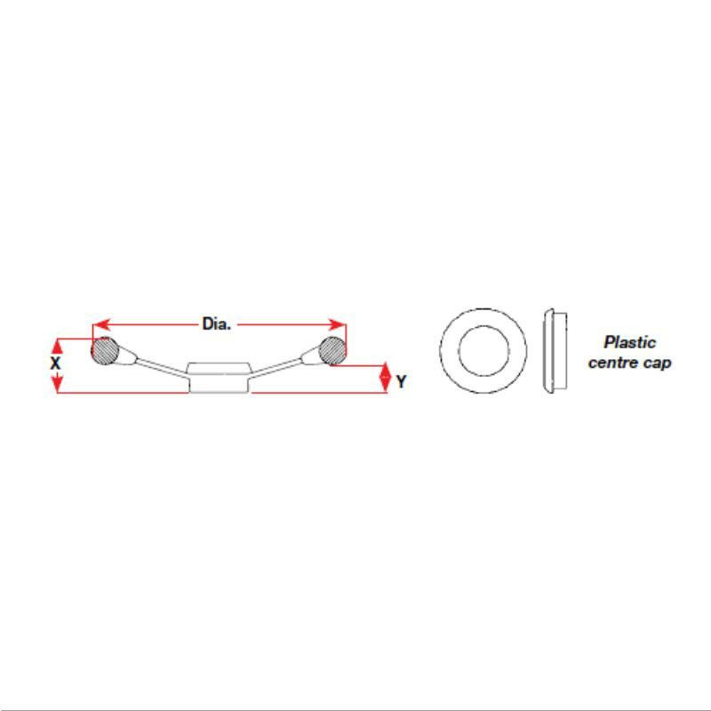 Steering Wheel - Bosun Five Spoke Stainless Steel