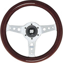 Steering Wheel Capri Wood Grip 320mm 83753-SAW-Cassell Marine