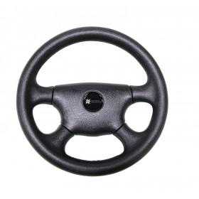 Steering Wheel - Legend Four Spoke Black PVC-Cassell Marine-Cassell Marine