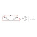 Steering Wheel - Viper Three Spoke PVC