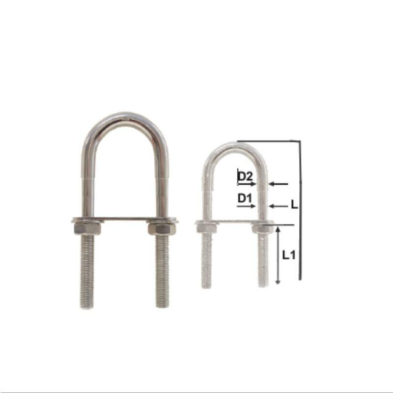 Stepped Stainless Steel "U" Bolts - RWB