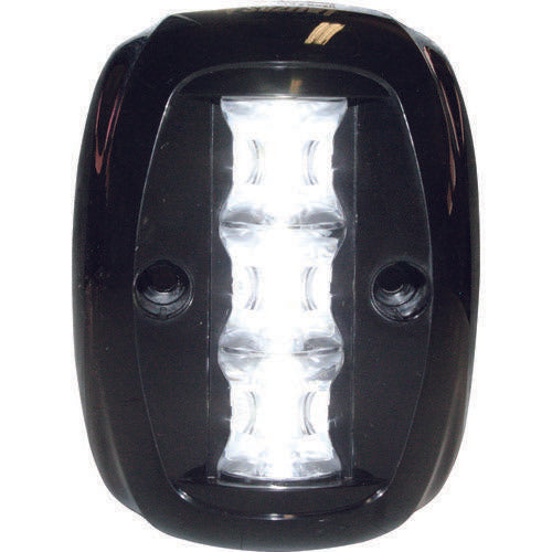 Stern Navigation Light - LED - Vertical Mount - White Shroud - 12-24V DC